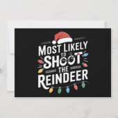 Am wahrscheinlichsten wird das Weihnachten der Ren (Vorderseite)