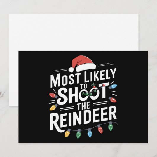 Am wahrscheinlichsten wird das Weihnachten der Ren (Vorne/Hinten)