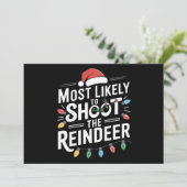 Am wahrscheinlichsten wird das Weihnachten der Ren (Stehend Vorderseite)