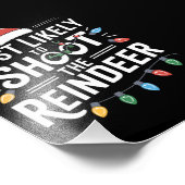 Am wahrscheinlichsten wird das Weihnachten der Ren Fotodruck (Ecke)