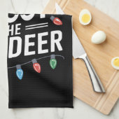 Am wahrscheinlichsten wird das Weihnachten der Ren Geschirrtuch (Viertel Falte)