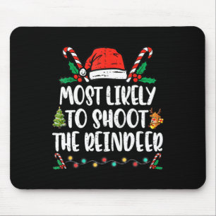 Am wahrscheinlichsten wird das Weihnachten der Ren Mousepad