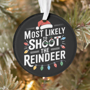 Am wahrscheinlichsten wird das Weihnachten der Ren Ornament