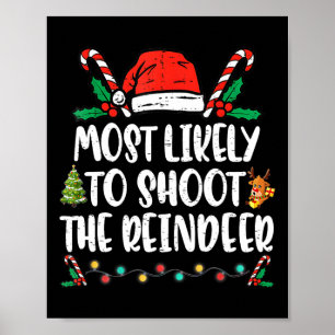 Am wahrscheinlichsten wird das Weihnachten der Ren Poster