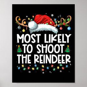 Am wahrscheinlichsten wird das Weihnachten der Ren Poster