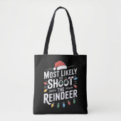 Am wahrscheinlichsten wird das Weihnachten der Ren Tasche (Vorderseite)