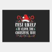 Am wahrscheinlichsten wird das Weihnachtsfest des  Geschenkpapier Set (Vorderseite)