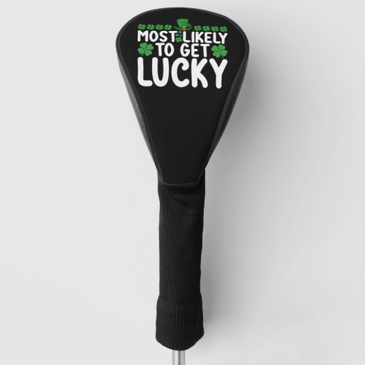 Am wahrscheinlichsten wird der glückliche St. Patr Golf Headcover (Vorderseite)
