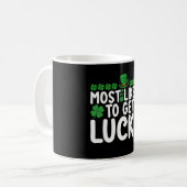 Am wahrscheinlichsten wird der glückliche St. Patr Kaffeetasse (Vorderseite Links)
