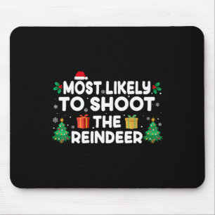 Am wahrscheinlichsten wird der Rentier Weihnachten Mousepad