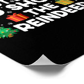 Am wahrscheinlichsten wird der Rentier Weihnachten Poster (Ecke)