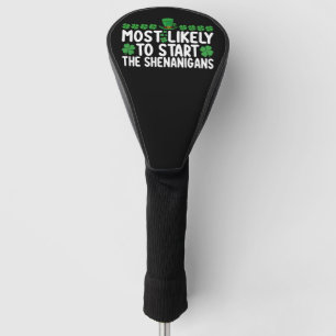 Am wahrscheinlichsten wird der Unfug am St. Patric Golf Headcover