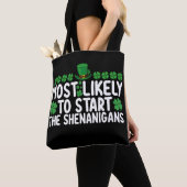 Am wahrscheinlichsten wird der Unfug am St. Patric Tasche (Von Nahem)