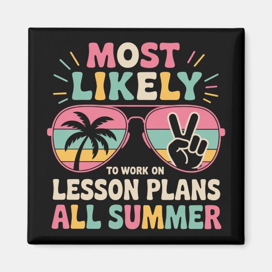 Am wahrscheinlichsten wird die Arbeit an Lektionsp Magnet (Vorne)