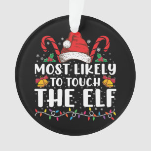 Am wahrscheinlichsten wird die Elf-Weihnachtsfamil Ornament