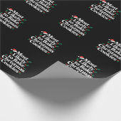 Am wahrscheinlichsten wird die Familie Weihnachtsk Geschenkpapier (Ecke)