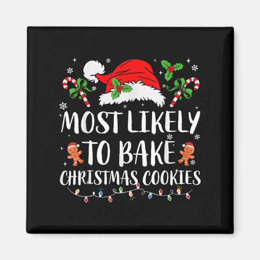 Am wahrscheinlichsten wird die Familie Weihnachtsk Magnet (Vorne)