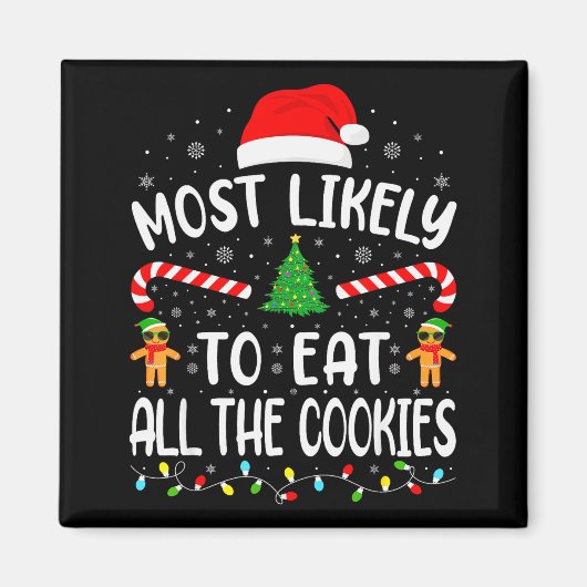 Am wahrscheinlichsten wird die ganze Cookie-Famili Magnet (Vorne)