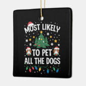 Am wahrscheinlichsten wird die ganze Familie Hunde Keramikornament (Links)