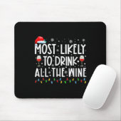 Am wahrscheinlichsten wird die ganze Wein-Familie Mousepad (Mit Mouse)