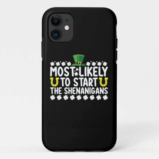 Am wahrscheinlichsten wird die Shenanigans St Patr Case-Mate iPhone Hülle (Rückseite)