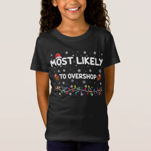 Am wahrscheinlichsten wird die Weihnachtseinkaufsm T-Shirt