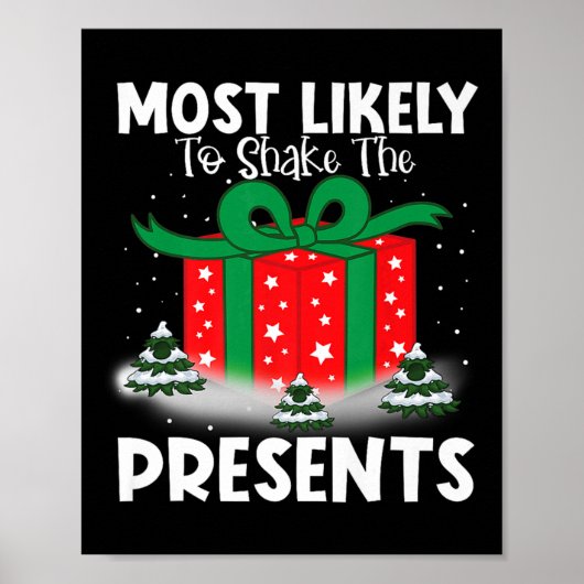 Am wahrscheinlichsten wird die Weihnachtsfamilie d Poster (Vorne)