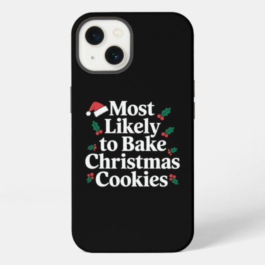 Am wahrscheinlichsten wird die Weihnachtsplätzchen iPhone Hülle (Rückseite)