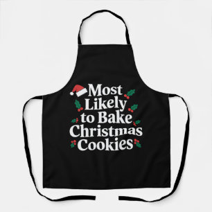 Am wahrscheinlichsten wird die Weihnachtsplätzchen Schürze