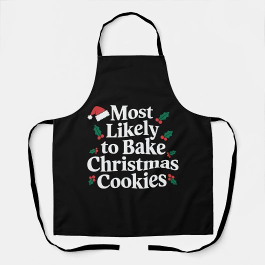 Am wahrscheinlichsten wird die Weihnachtsplätzchen Schürze (Vorderseite)