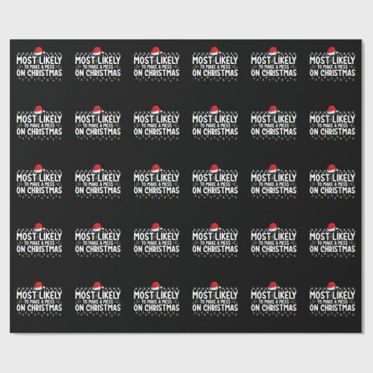 Am wahrscheinlichsten wird ein Durcheinander auf W Geschenkpapier (Flach)