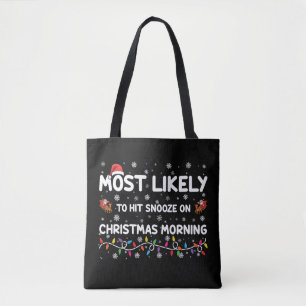 Am wahrscheinlichsten wird er an Weihnachten morge Tasche