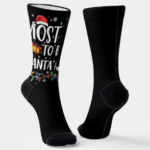 Am wahrscheinlichsten wird er den Weihnachtsmann h Socken