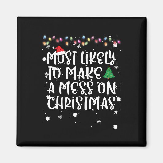 Am Wahrscheinlichsten Wird Es An Weihnachten Ein D Magnet (Vorne)