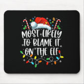 Am wahrscheinlichsten wird es auf dem Elf Santa Fa Mousepad (Vorne)