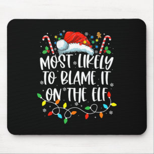 Am wahrscheinlichsten wird es auf dem Elf Santa Fa Mousepad