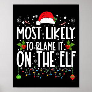 Am wahrscheinlichsten wird es auf dem Elf Santa Fa Poster