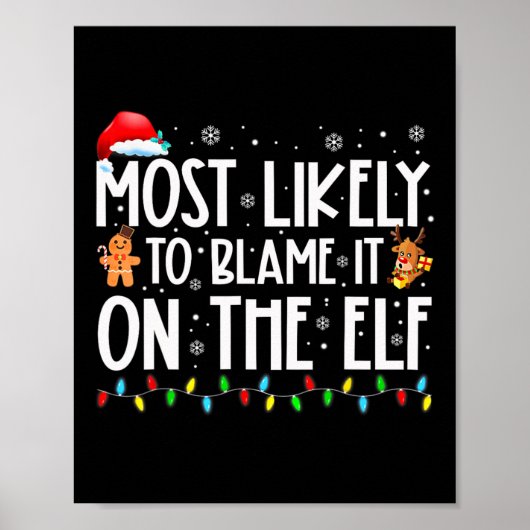 Am wahrscheinlichsten wird es auf der Elf Santa Fa Poster (Vorne)
