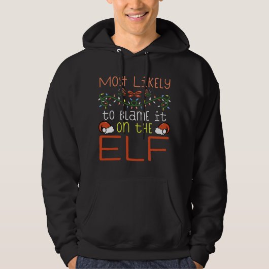 Am wahrscheinlichsten wird es der Elf Matching Fam Hoodie (Vorderseite)