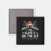 Am wahrscheinlichsten wird es der Elf-Weihnachtsfa Magnet (Vorderseite/Rückseite)