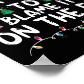 Am wahrscheinlichsten wird es der Elf-Weihnachtsfa Poster (Ecke)