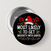 Am wahrscheinlichsten wird es mit dem Weihnachtsma Button (Vorne & Hinten)