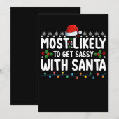 Am wahrscheinlichsten wird es mit Weihnachten Holi Einladung (Vorne/Hinten)