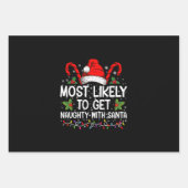 Am wahrscheinlichsten wird es mit Weihnachten nass Geschenkpapier Set (Vorderseite)