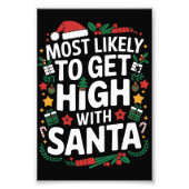 Am wahrscheinlichsten wird es mit Weihnachtsmatte  Fotodruck (Vorne)