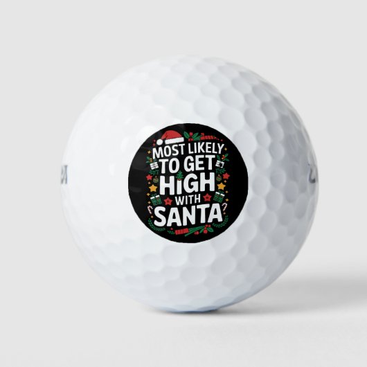 Am wahrscheinlichsten wird es mit Weihnachtsmatte Golfball (Vorderseite)