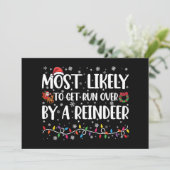 Am wahrscheinlichsten wird es, von einem Rentier-X Einladung (Stehend Vorderseite)