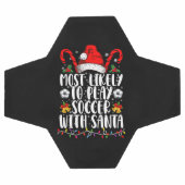 Am wahrscheinlichsten wird Fußball mit Weihnachtsf (Flach)