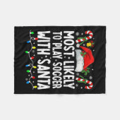 Am wahrscheinlichsten wird Fußball spielen mit San Fleecedecke (Vorderseite (Horizontal))