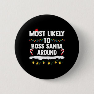 Am wahrscheinlichsten wird man den Weihnachtsmann Button